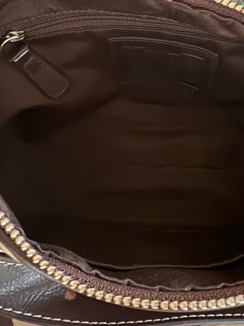 🤎🤎COACJH Y2K SIGNATURE BROWN JACQUARD DEMI BAG!🤎🤎F19218 - Picture 8 of 8